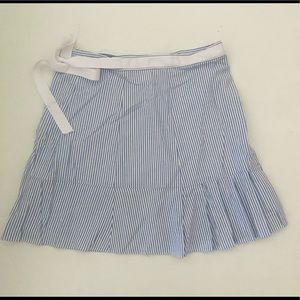 Trunks Beach Couture Blue/White Seersucker Skirt sz 8